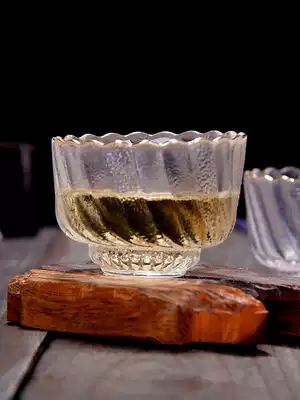 Kung Fu tea with heat-resistant glass, small tea cup, personal household master tea cup, single special tea cup