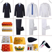 Yutianhong new mens cotton full set of seven-piece modern suit and Tang suit longevity suit with double shop and double cover A15