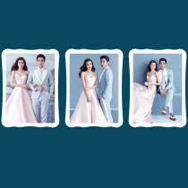 Simple modern living room photo wall decoration photo frame wall European photo enlargement creative wall hanging combination photo frame production