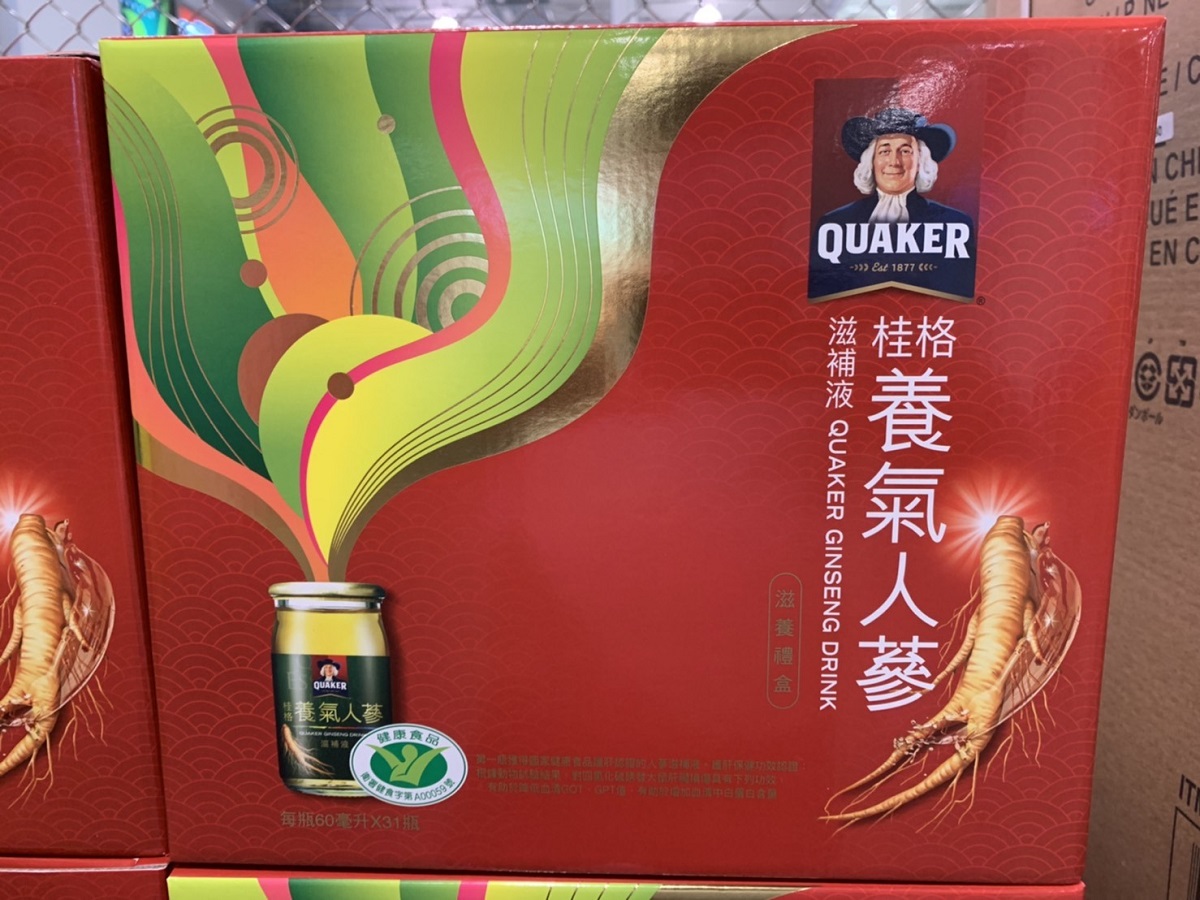 Taiwan Quaker Nourishing Ginseng Tonic 60ml*30 bottles Liver protection Liver protection