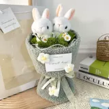 Кролик, плюшевая плетеная кукла для влюбленных с подсветкой, DIY, новая коллекция, букет