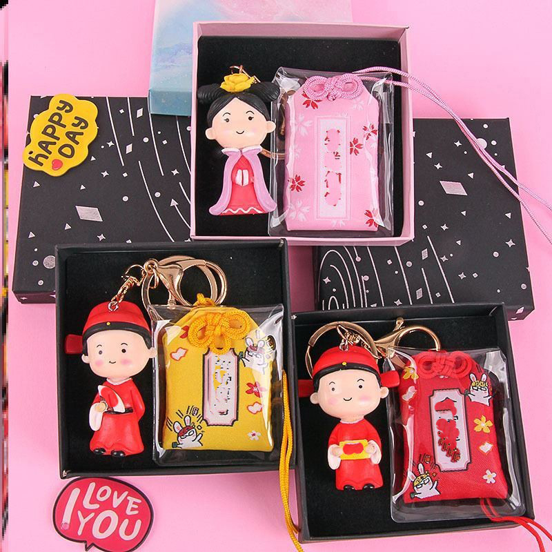 Students examine inspirational gift class gold title of the name of the Yuangjie keychain buckle hanging college examination
