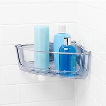 American OXO suction cup suction wall-mounted free triangular bathroom rack corner frame cleaning finishing containing hanging basket