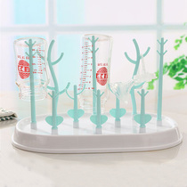 Baby products baby bottle holder drain rack drying rack dustproof sterilization drying storage rack