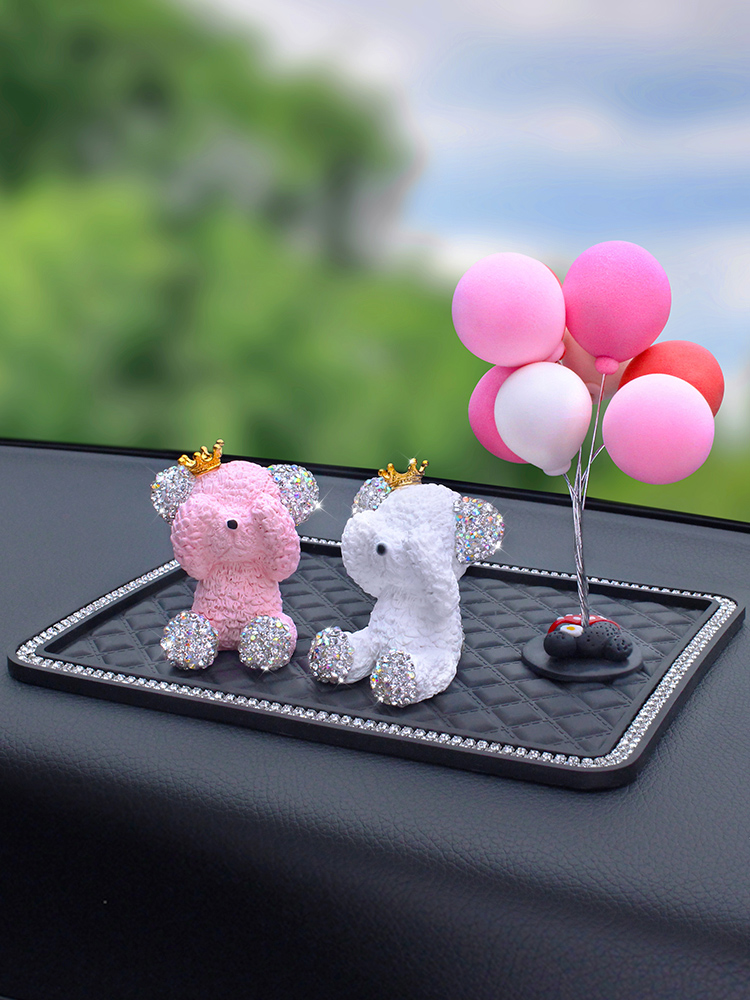 Car decoration creative aromatherapy car cute doll diamond decoration car perfume decoration car decoration supplies