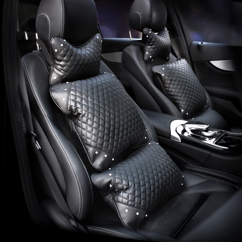 On-board headrest rests with pillow pair of suit Four Seasons Universal Adornment seat Neck Pillow Supplies Car Pillow holding pillows