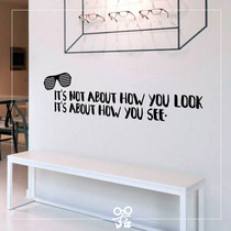 Yue Lan Ware Fashion Store Glasses Store English Wall Stickers Glass Door Stickers Decoration Waterproof Glass Stickers
