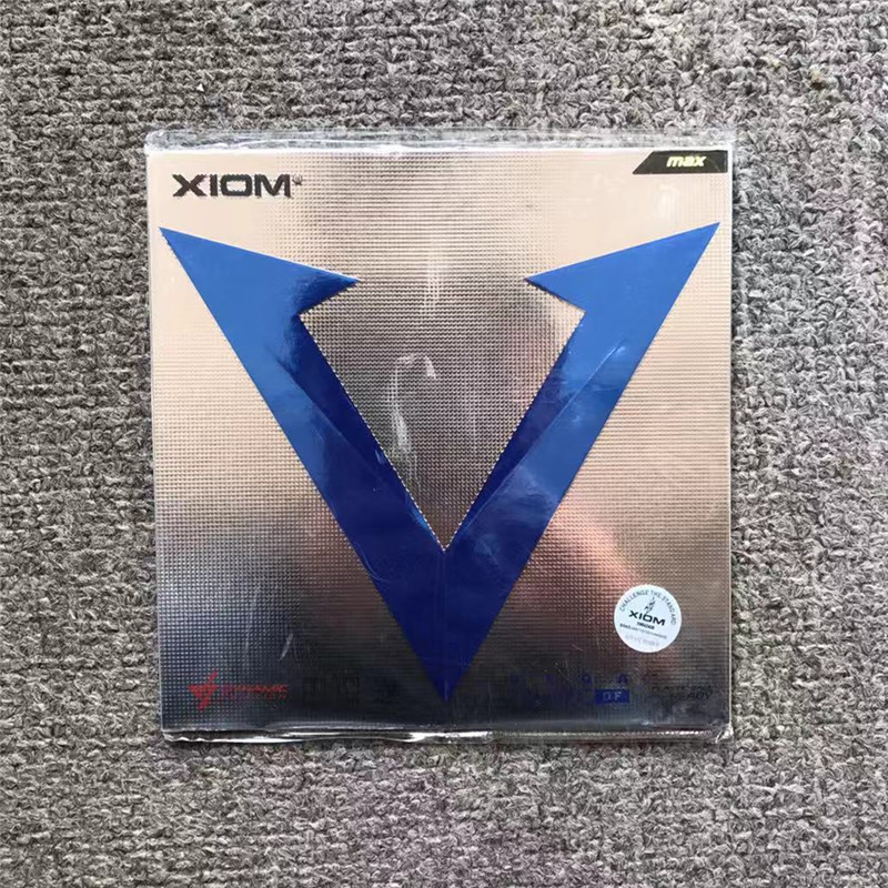 Arrogance Blue V Fast tapping arc-shaped table tennis racket rubber sheet XIOM European version of Astringent Ping-pong Bottom Plate Anti-Gum Rubber