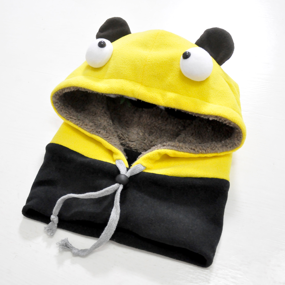 plumo original national goods warm velvet hat Winter collar hat one-piece ear cap adorable cute fashion female pudding