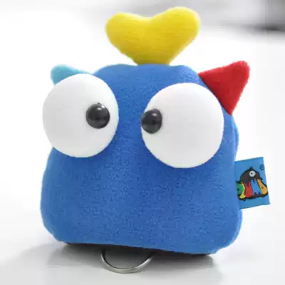 PLUMO Pilom drawstring pull-out key bag fabric cute cartoon Korean creative female gift Ani blueberry