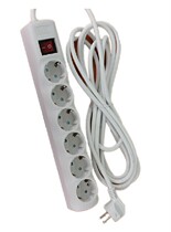 6-bit European-style socket wiring board Eurostandard socket Design towline board platoon plug patch board overload protection with switch