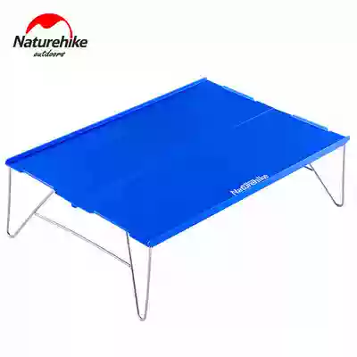 Outdoor super light picnic table portable aluminum alloy folding table wild mountain camping mini table tea table