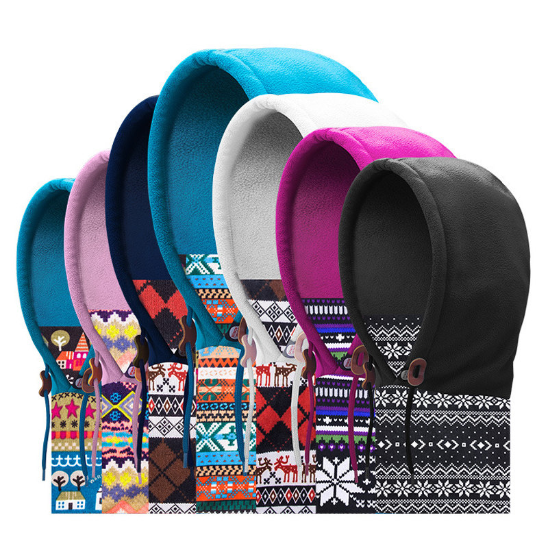 Winter Warm Grip Suede Cap Windproof Anti-Dust Protection Headgear Children Ski Hat Outdoor Riding Mask Anti-Smog