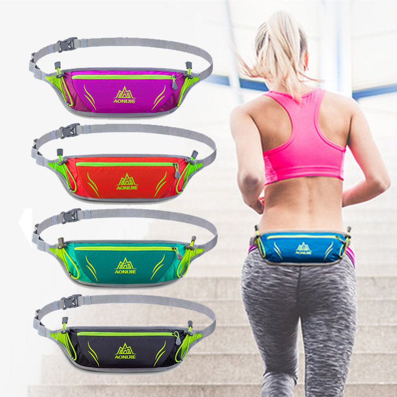 Professional marathon cross-country running fanny pack Waterproof ultra-thin close-fitting breathable running kettle belt energy glue