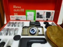 Pentax auto 110 commemorative edition power flash working high-quality appearance three-no lenses comes with outer box