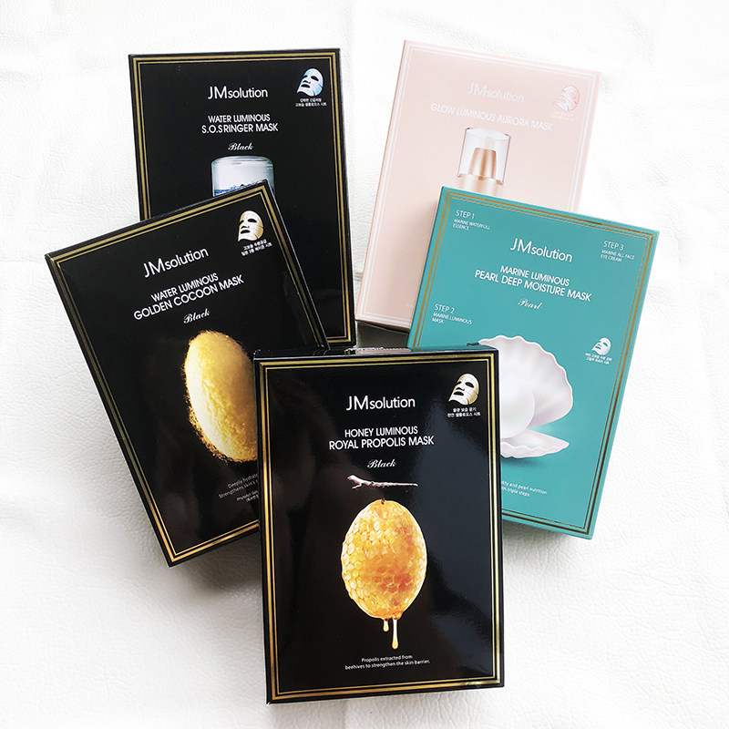 Korea JMsolution Ocean Pearl Trilogy Honey water light silk mask Moisturizing moisturizing 10 pieces JM