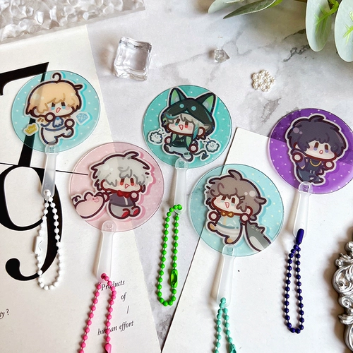 Vtuber Doll Roza Roi Roy Aza Assa Trade Badge Magazine Postcard одновременно исправление