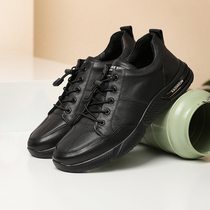 Factory Clear Cabin Special Price Genuine Leather Lacing Mens Shoes Head Layer Bull Skin Foreign Trade Ultra Comfort Full Leather Casual Mens Youth Tide Shoes