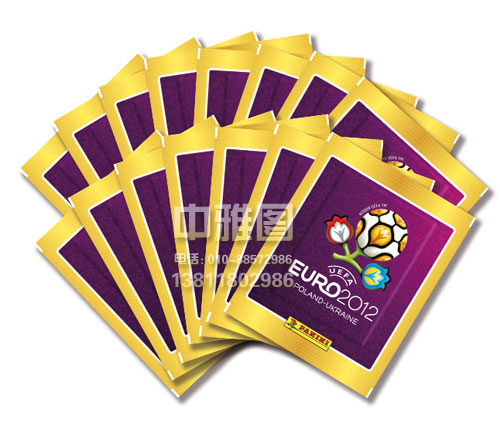 10 packs 15 packs 20 packs Optional Panini 2012 Euro Cup official sticker