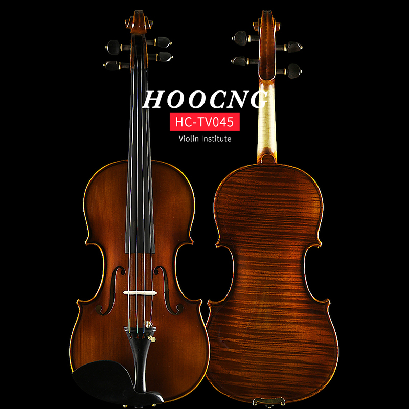 Haocheng Pure Handmade Musical Instrument Violin Solo Performance Level Professional Level Test for Violin Full Import Euro