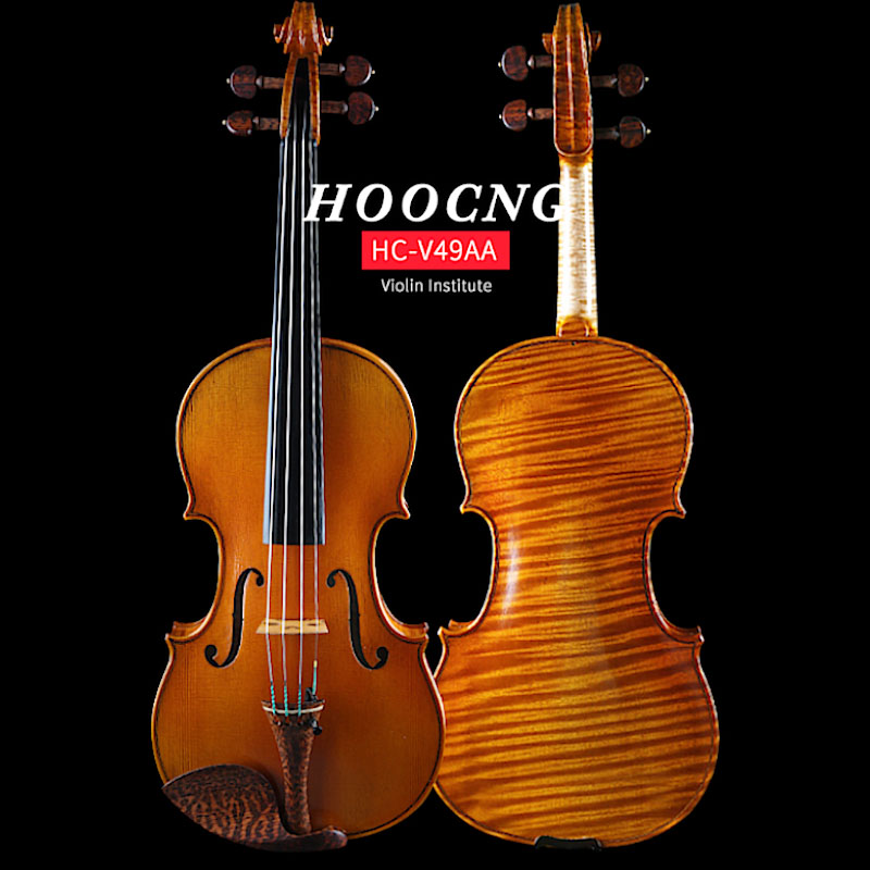 Haocheng professional grade violin playing solo violin solid wood handmade 4 4 ​​European material professional adult violin