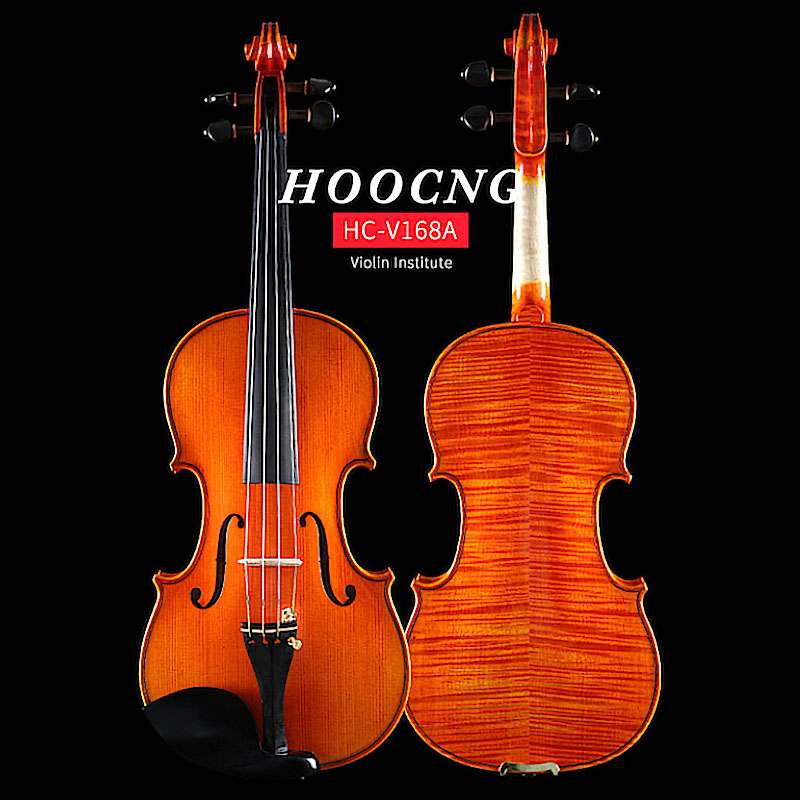 Haocheng violin performance series adult children handmade professional grade solid wood violin performance practice violin