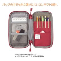 Japan LIHIT LAB student pen bag portable stationery box storage bag A- 7687 business storage bag