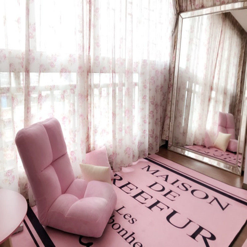 Whole house small carpet bedroom girl ins wind full of cute room net red stitching can sleep and sit on the bedside mat