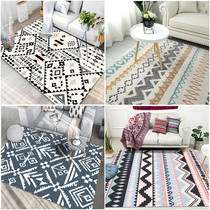 Carpet Living Room Tea Table Blanket Morocco Nordic Bedroom Tea Table Bedside Blanket Full Room Wash-Free Mat Large Area