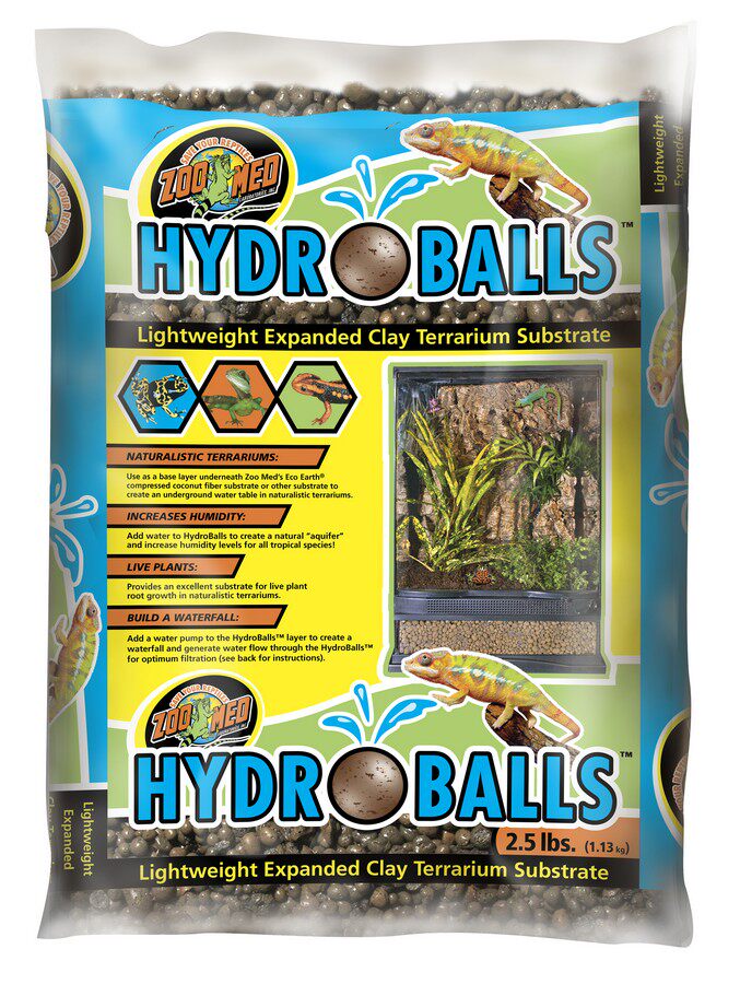 Zumet ZOOMED water polo ceramic ball moisturizing reptile box reptile tank bottom pad only moisturizing ball to store water