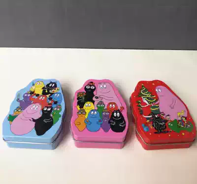 Export Japanese snack box candy box carry cute mini small iron box Cartoon Creative