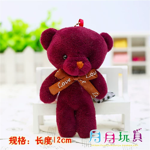 Плюшевая галстук-бабочка, кукла, плюшевый аксессуар, игрушка, сумка, барсетка, мобильный телефон, брелок, с медвежатами