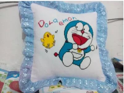 Cross stitch gối mới giá cả phải chăng chính xác in ấn couple hai puppy đệm phòng khách phim hoạt hình anime