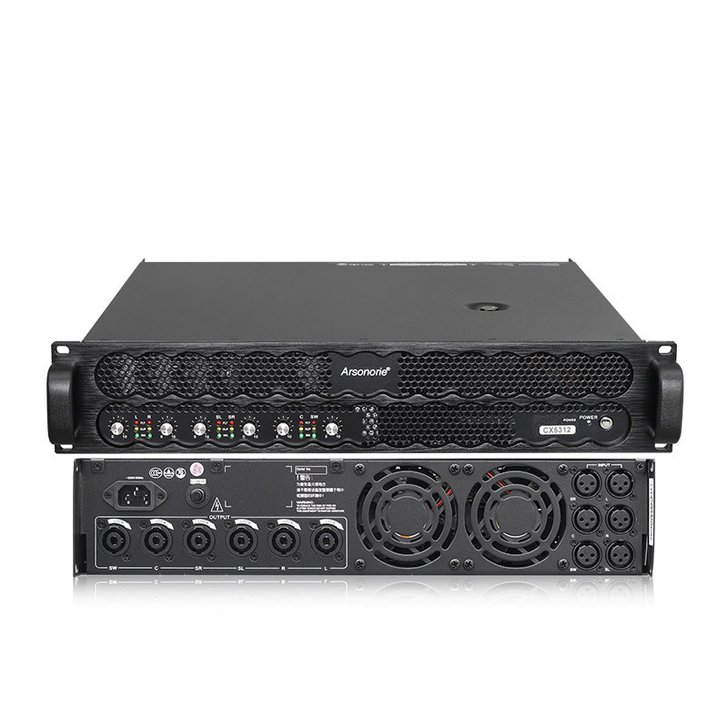 Yakli CX 5312 Six Channel 5 1 Family Shadow K Pure Rear - rated high - power stage bar performing amplifier