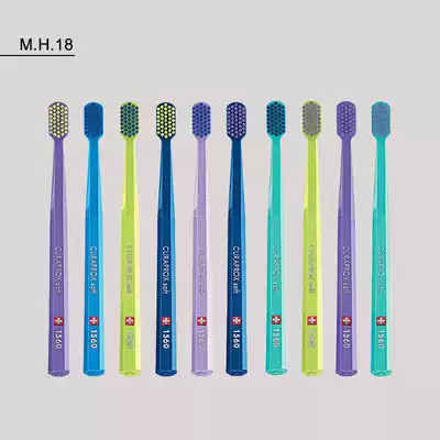 Swiss Curaprox 1560 medium soft hair adult toothbrush 1 piece is not easy to collapse and durable to stain