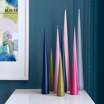 Spot Denmark imported Ester Erik handmade Candle Cone Lacquer Cone Candle 22 5cm