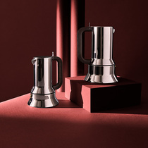 Spot Alessi 9090 Classic Espresso Coffee Maker Mocha Pot Multiple Cup Sizes Made in Italy