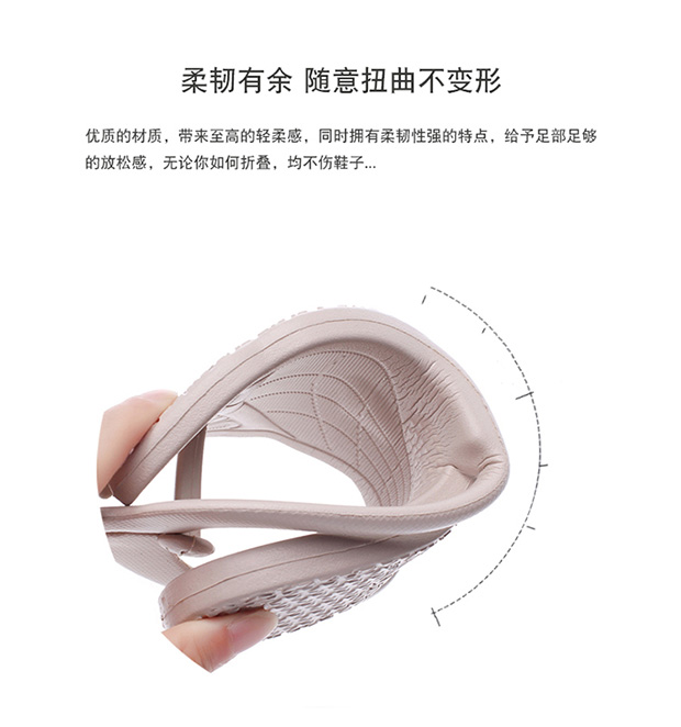Du lịch gấp di động gấp du lịch dép đi biển bên bờ biển kỳ nghỉ giày chống trượt dép đi dép - Khởi động ngoài trời giầy công trường