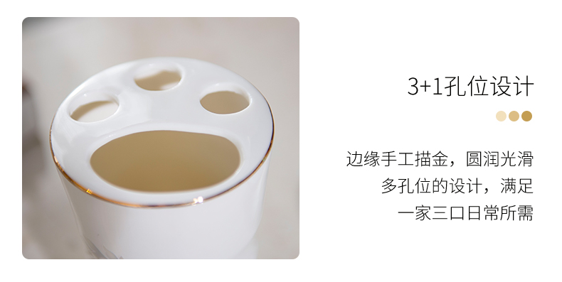 Ou shi wei yu five suit bathroom wash toothbrush suite ceramic gargle liquid soap soap dish suits for