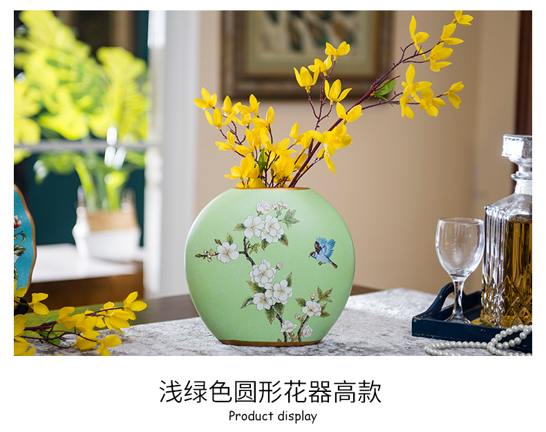 European country creative ceramic vase simulation flowers suit sitting room adornment flower arranging flowers wedding gift for furnishing articles