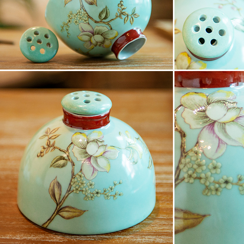 Ceramic aromatherapy furnishing articles without fire sweet atmosphere oil air freshener indoor room durable incense toilet deodorant
