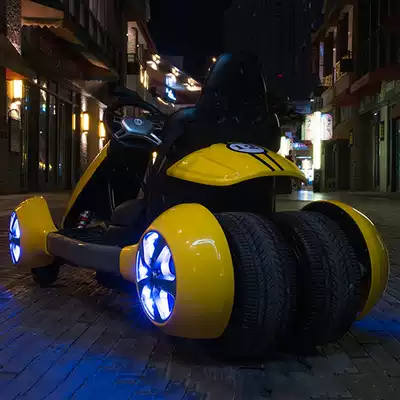 Net Red children's kart four-wheel remote control car Children dual-drive stroller electric car children's toy car can sit