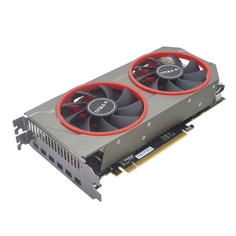 Teta R9370 6 Way DP Transferable Interfaces 4K2K Stir-fry Stock Projection Splicing screen Multi-screen graphics card