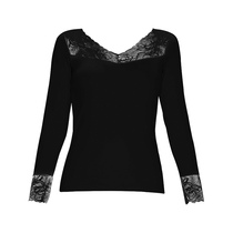 TIOR DD29031Y Lace Splicing Warm Clothes