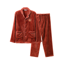 TIOR mens family home suit suit (embroidery) DJ20539