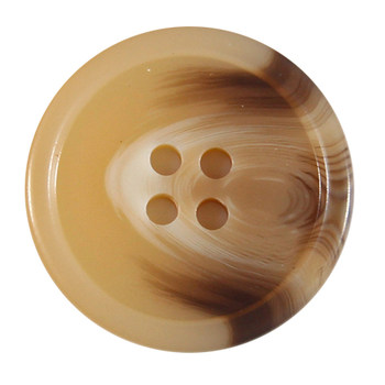 Beige round trench coat coat resin buttons