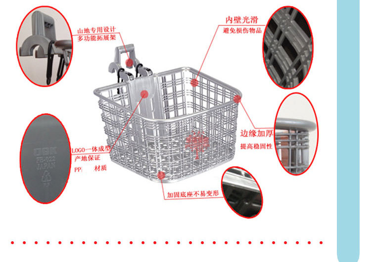 Panier pour vélo en plastique - Ref 2258113 Image 9