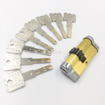Old-fashioned anti-theft door ten-gear lock core Super C- stage double-blade lock core universal aviation eagle 10-tooth household lock accessories