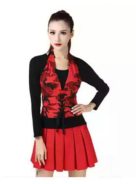 Sailor Dance Clothing 2019 Summer New Wear with Horse Fake Two Short Sleeve Camouflage T-shirts