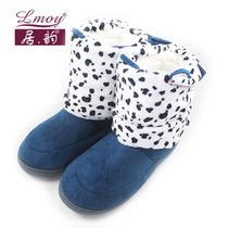 Juyun womens winter warm and comfortable non-slip home indoor cotton boots 62410 three pairs of corporate stores